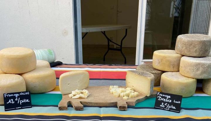 Vente directe de fromage, Orègue